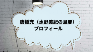 唐橋充 水野美紀の旦那 がイケメン プロフィールや画像が気になる 穏やかに暮らしたい主婦のブログ